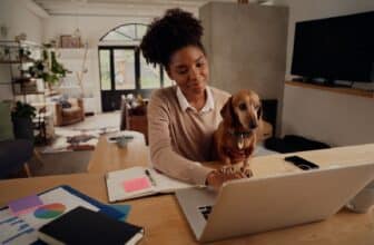 A Young Woman Writing Her Business Plan.